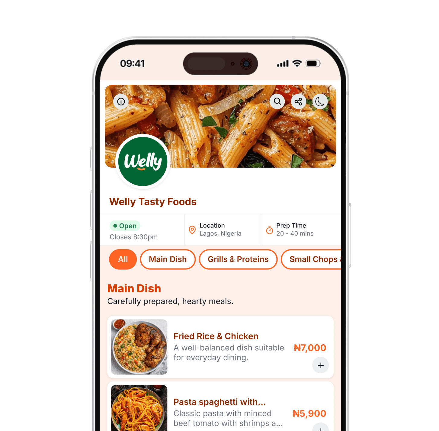 EasyApp Digital Menu & WhatsApp Store Preview