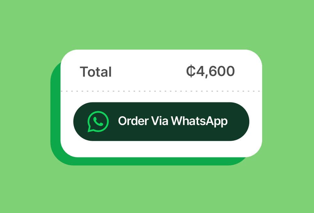 WhatsApp Ordering Built-In